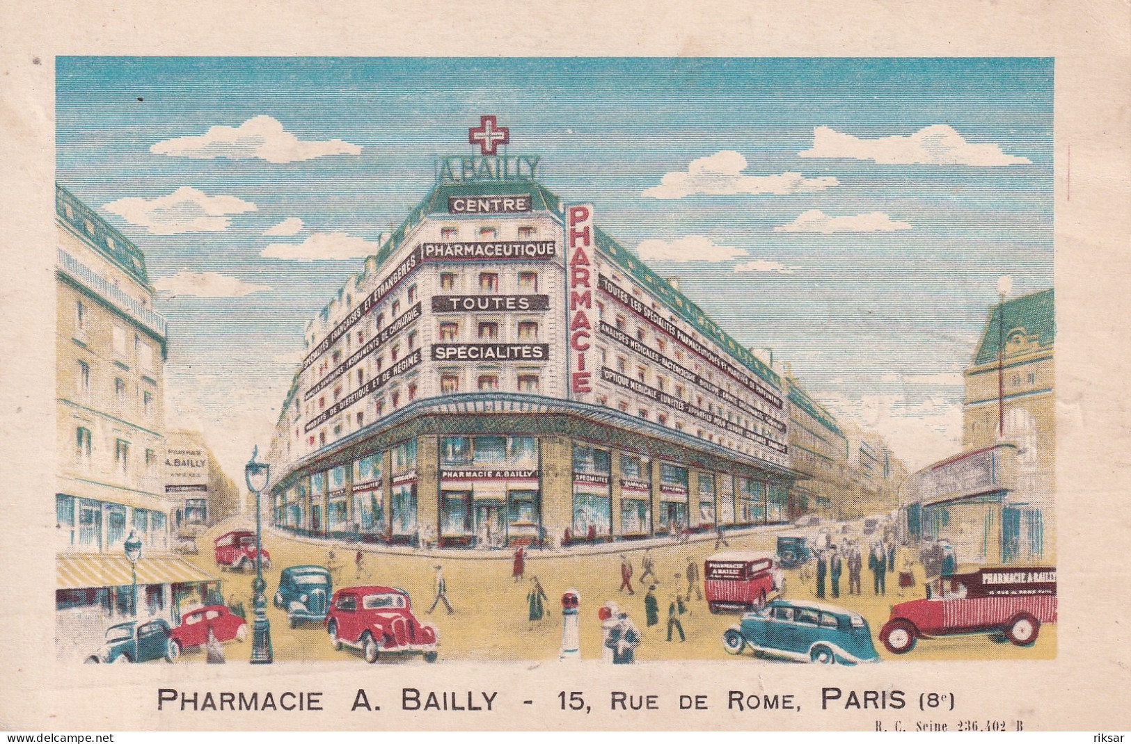 PARIS(8 Em ARRONDISSEMENT) PHARMACIE BAILLY - District 08