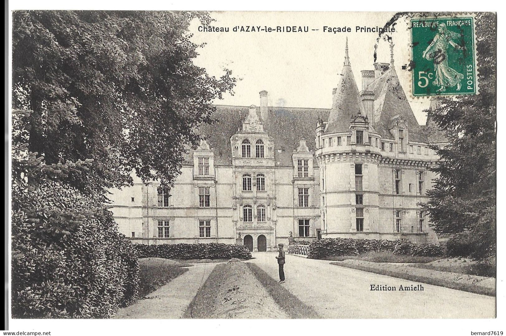 37 Azay Le Rideau - Le Chateau  - Facade Principal - Azay-le-Rideau