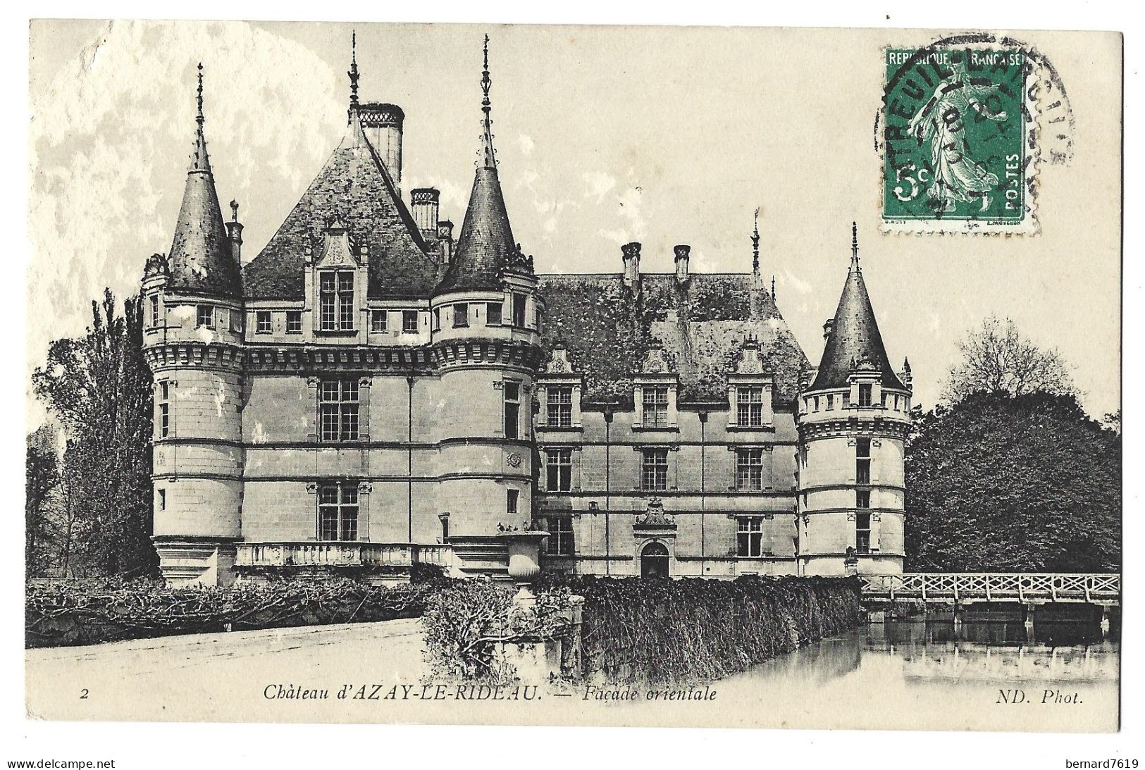 37 Azay Le Rideau - Le Chateau  - Facade Orientale - Azay-le-Rideau