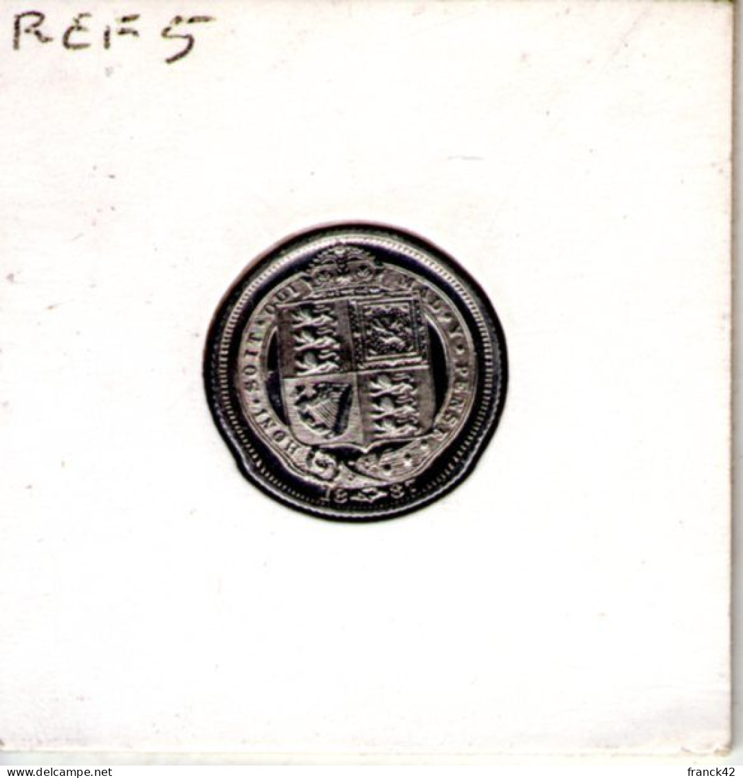 Royaume Uni. 6 Pence. 1887 - H. 6 Pence