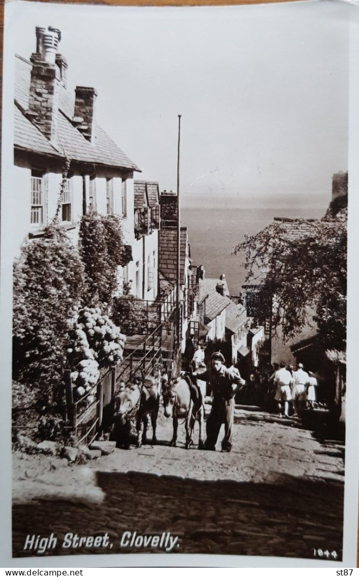 UK 1950 Clovelly High Street - Other & Unclassified