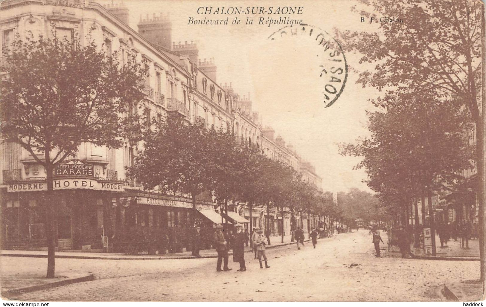 CHALON SUR SAONE : BOULEVARD DE LA REPUBLIQUE - Chalon Sur Saone