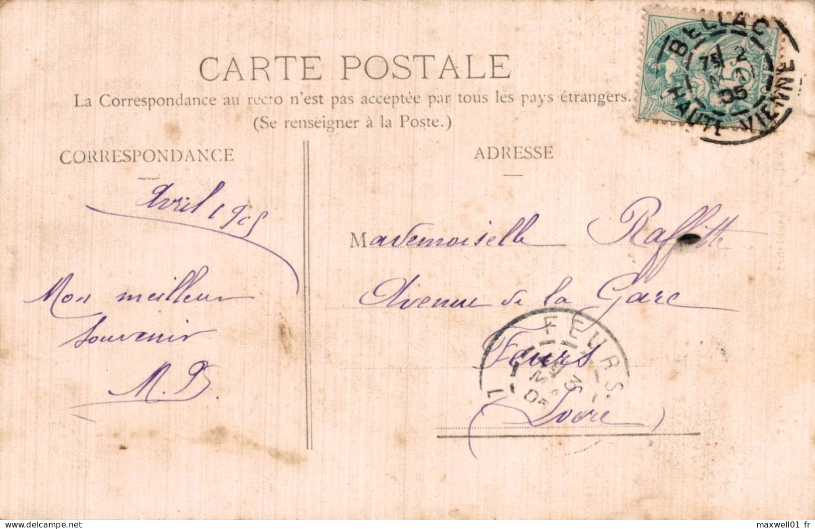 O8 - Carte Postale - Limousine En Barbichet - Otros & Sin Clasificación