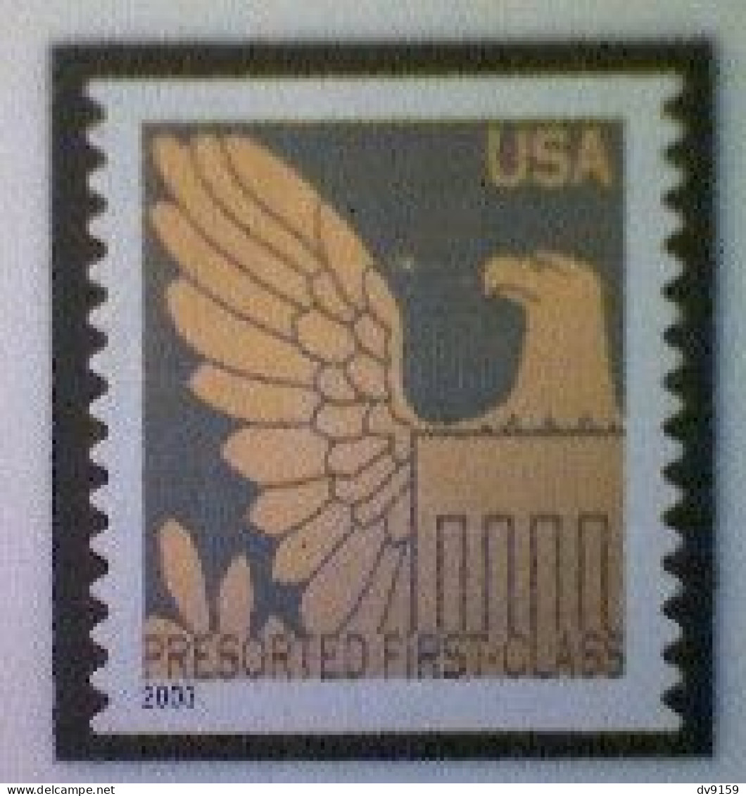 United States, Scott #3792, Used(o), 2003, Eagle, (25¢), Gold And Gray - Usados