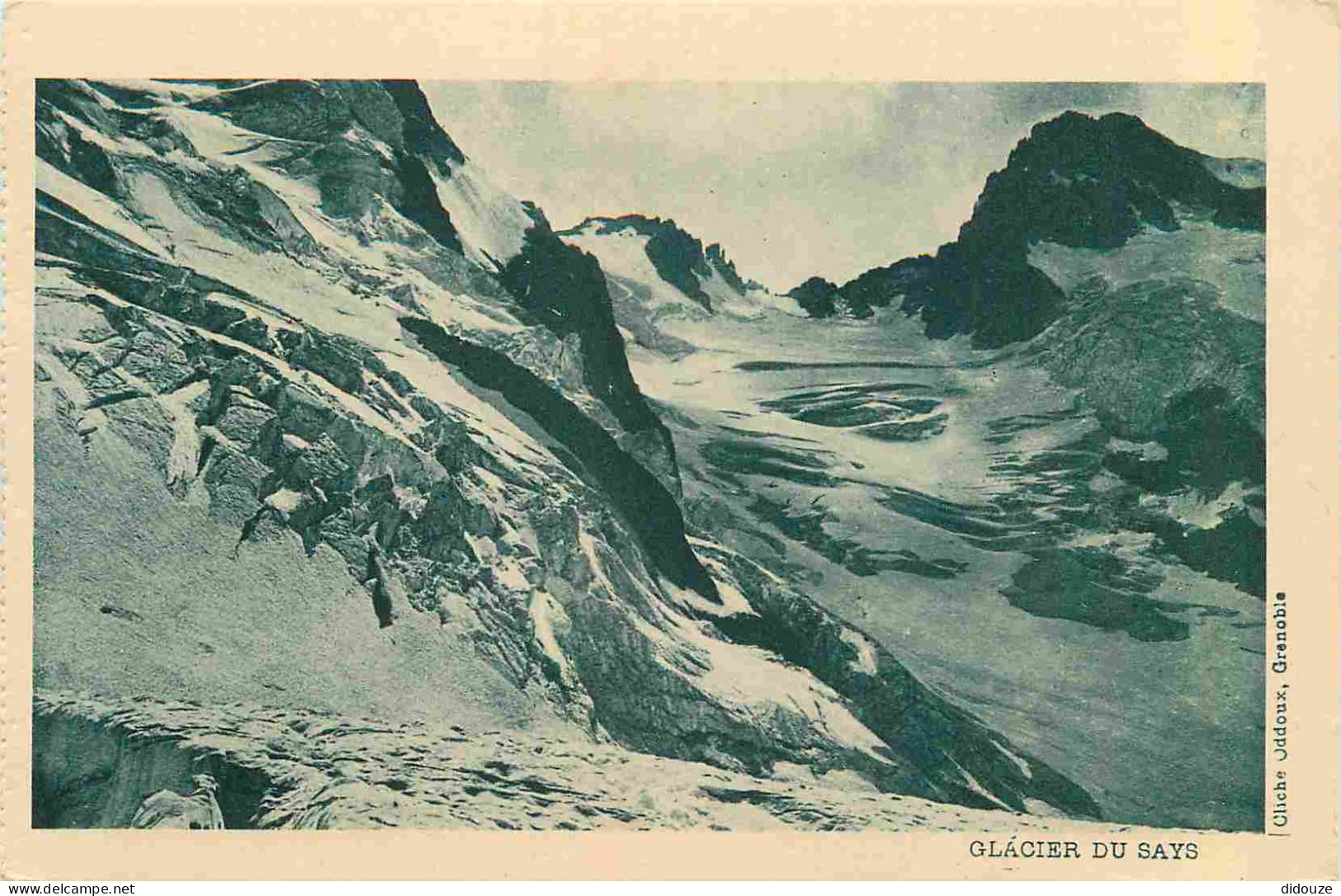 38 - Isère - Glacier Du Says - CPA - Carte Provenant D'un Carnet - Voir Scans Recto-Verso - Andere & Zonder Classificatie