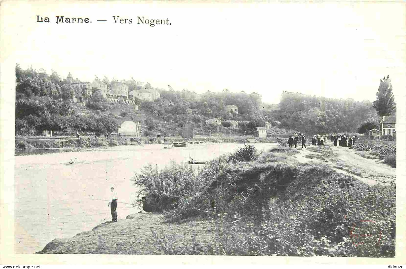 94 - Nogent Sur Marne - La Marne - Vers Nogent - Animée - CPA - Voir Scans Recto-Verso - Nogent Sur Marne