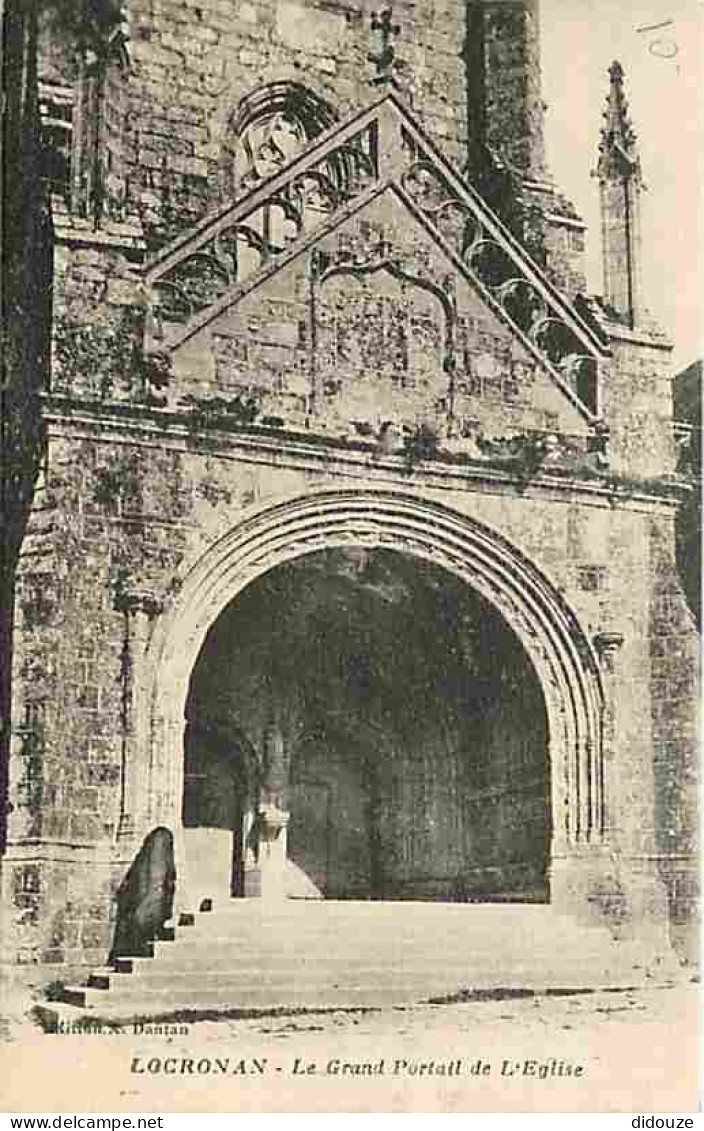 29 - Locronan - Le Grand Portail De L'Eglise - Carte Neuve - CPA - Voir Scans Recto-Verso - Locronan