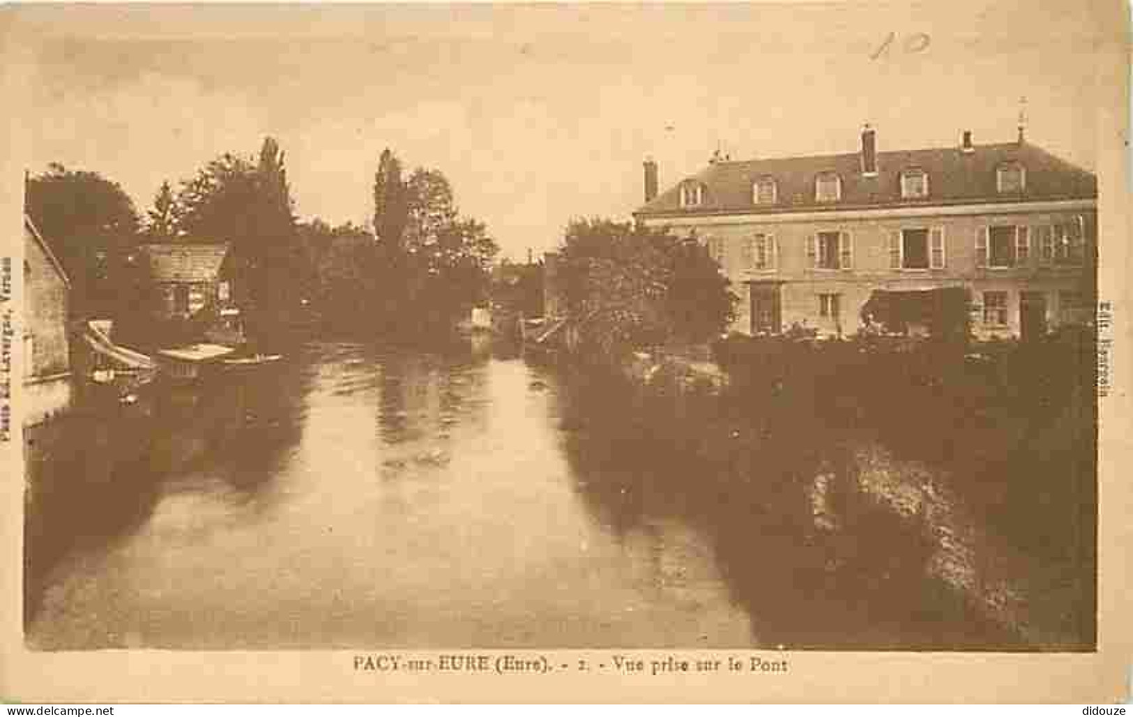 27 - Pacy Sur Eure - Vue Prise Sur Le Pont - CPA - Voir Scans Recto-Verso - Pacy-sur-Eure