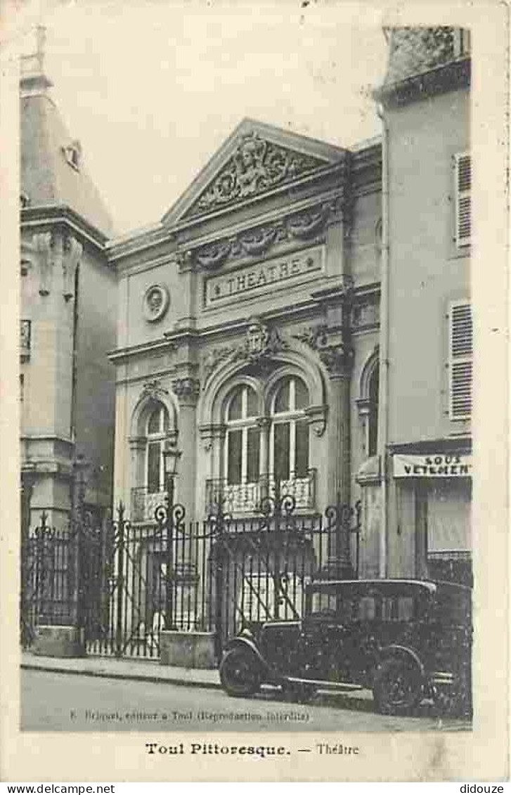 54 - Toul - Théatre - Animée - Automobiles - CPA - Voir Scans Recto-Verso - Toul