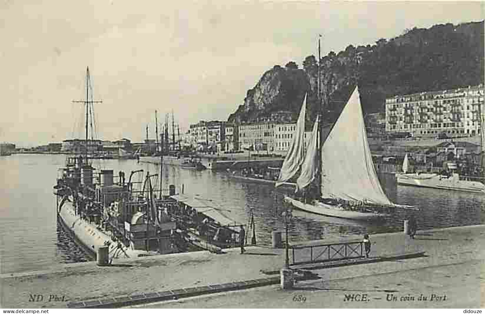 06 - Nice - Un Coin Du Port - Animée - Bateaux - CPA - Voir Scans Recto-Verso - Transport (sea) - Harbour