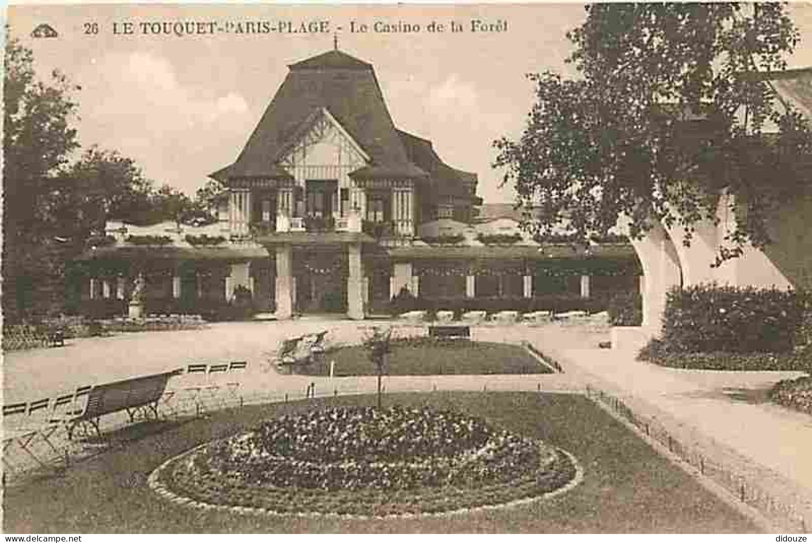 62 - Le Touquet-Paris-Plage - Le Casino Et La Forêt - Carte Vierge - CPA - Voir Scans Recto-Verso - Le Touquet