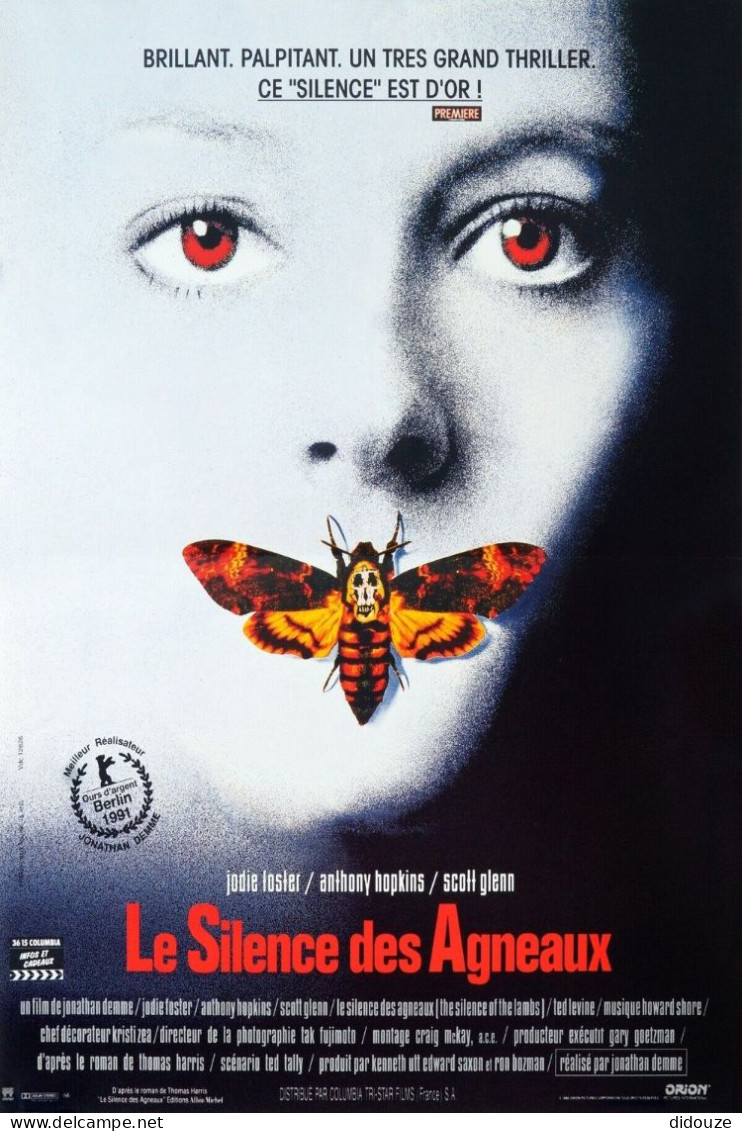 Cinema - Le Silence Des Agneaux - Jodie Foster - Anthony Hopkins - Affiche De Film - Carte Neuve - CPM - Voir Scans Rect - Plakate Auf Karten