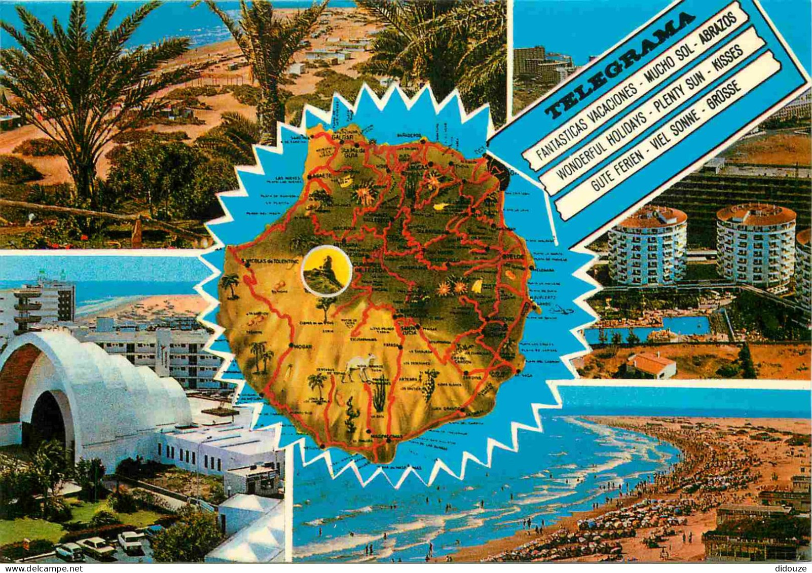 Espagne - Espana - Islas Canarias - Gran Canaria - Multivues - Immeubles - Architecture - CPM - Voir Scans Recto-Verso - Gran Canaria