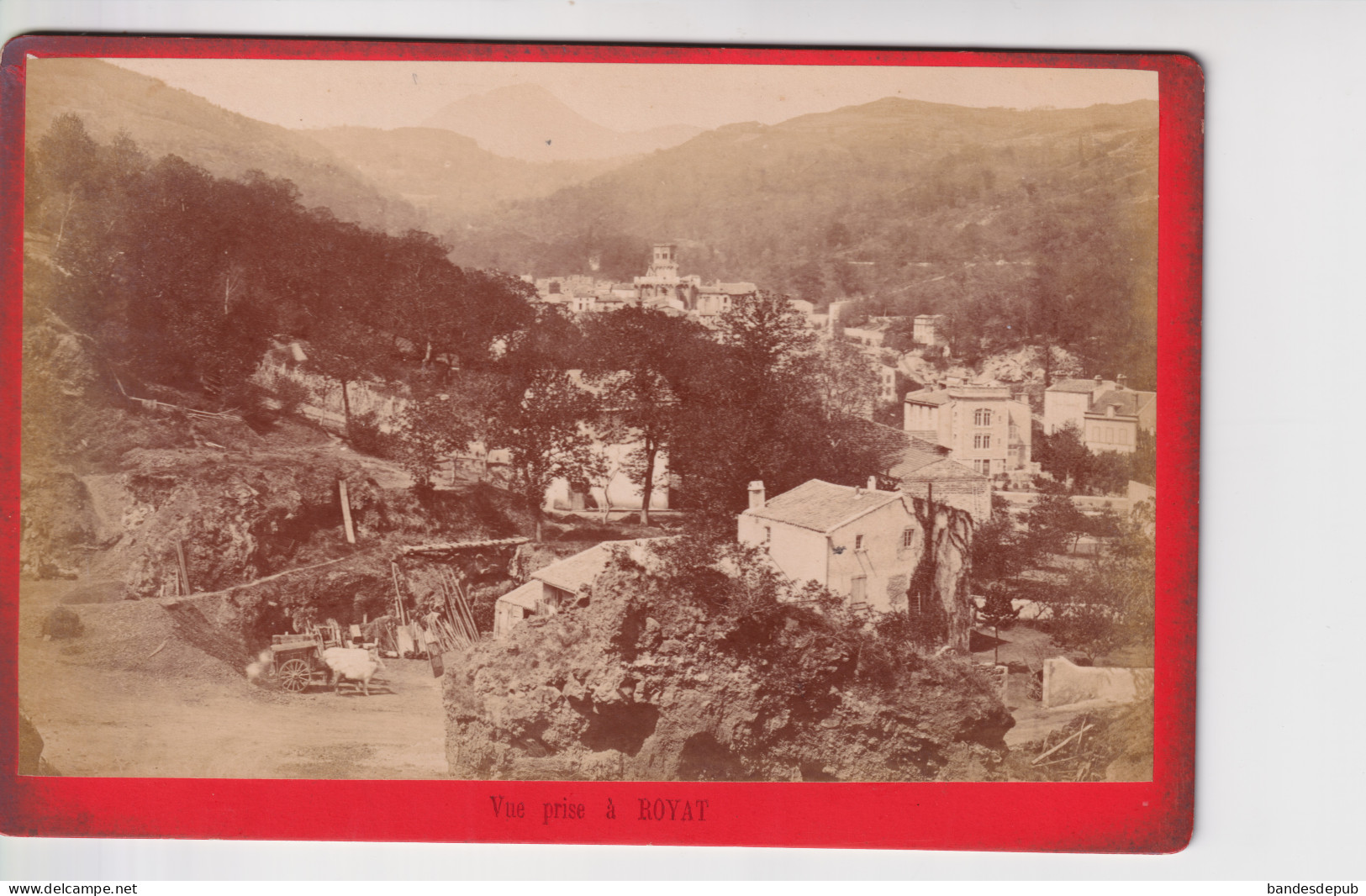 RARE  Old Photo PHOTO ANCIENNE  Vue Prise à ROYAT - Anciennes (Av. 1900)