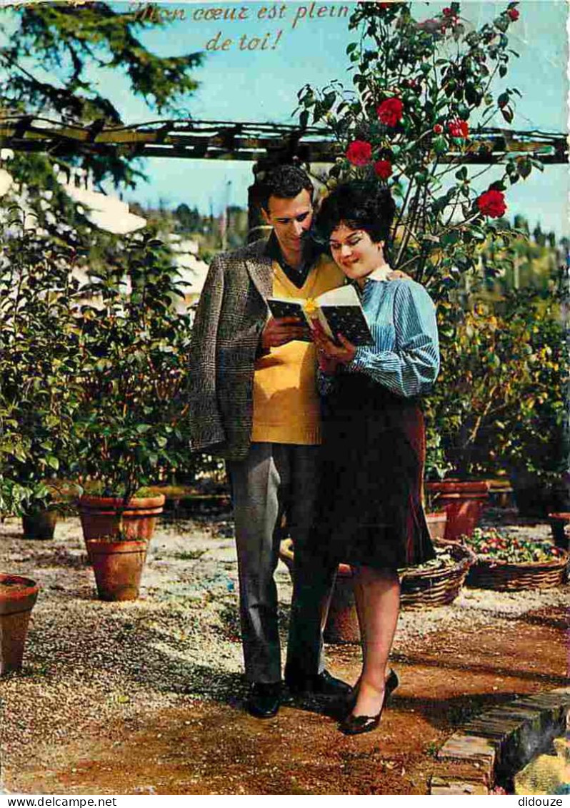 Couples - Carte Dentelée - CPSM Grand Format - Voir Scans Recto-Verso - Paare