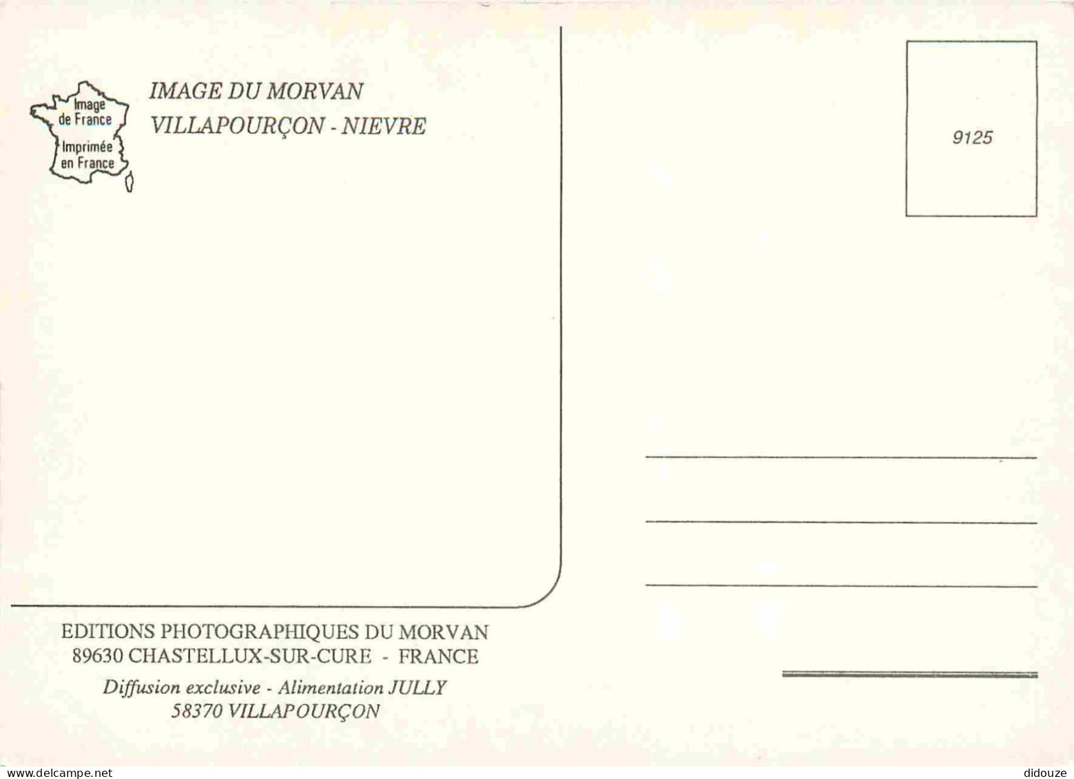 58 - Villapourçon - Vue Générale Aérienne - CPM - Carte Neuve - Voir Scans Recto-Verso - Altri & Non Classificati