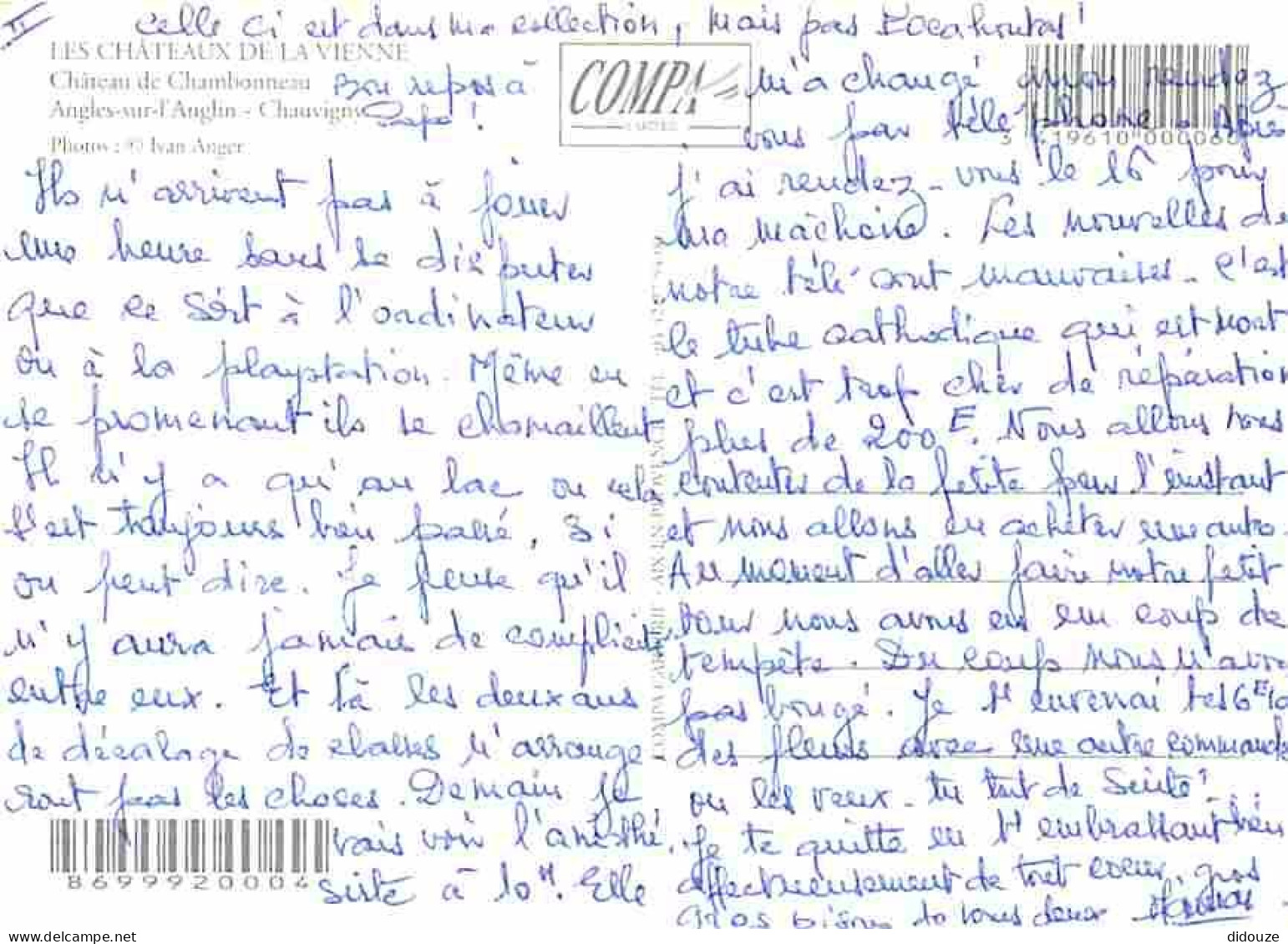 86 - Vienne - Chateaux De La Vienne - Multivues - CPM - Voir Scans Recto-Verso - Autres & Non Classés