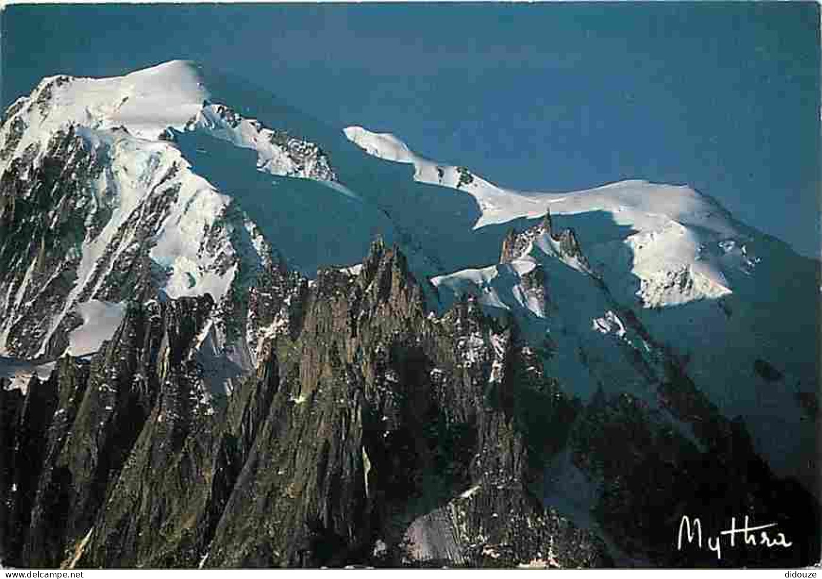 74 - Chamonix - Mont-Blanc - Lever De Soleil Sur Le Mont-Blanc - Aiguille Du Gouter - Aiguilles De Chamonix - Aiguille D - Chamonix-Mont-Blanc