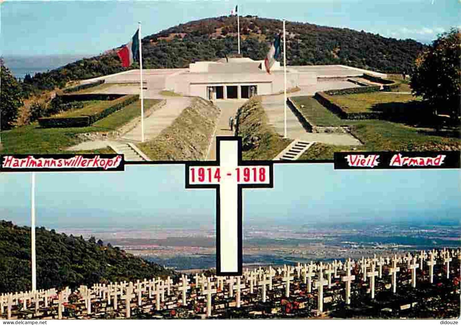 68 - Vieil Armand - Multivues - Monument National - Cimetière Militaire - Guerre 1914-1918  - CPM - Voir Scans Recto-Ver - Sonstige & Ohne Zuordnung