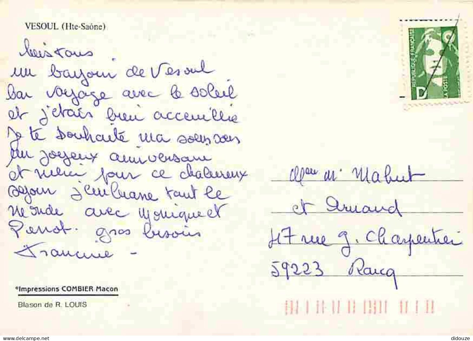 70 - Vesoul - Multivues - Blasons - CPM - Voir Scans Recto-Verso - Vesoul