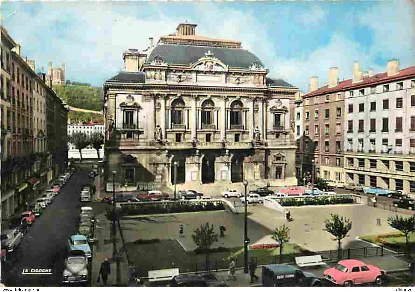 69 - Lyon - Place Et Théatre Des Célestins - Automobiles - CPM - Voir Scans Recto-Verso - Autres & Non Classés