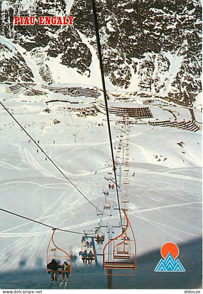 65 - Aragnouet Piau Engaly - Vue Générale De La Station Depuis Les Pistes - Hiver - Neige - Téléphérique - CPM - Flamme  - Aragnouet