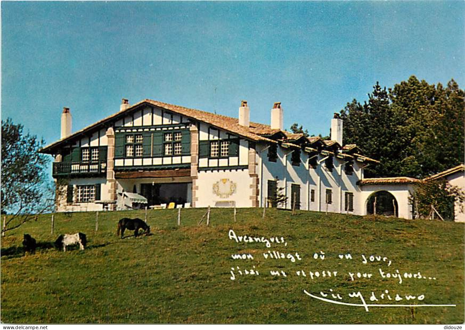 64 - Arcangues - Belle Maison Basque - Chevaux - Poneys - Carte Neuve - CPM - Voir Scans Recto-Verso - Other & Unclassified