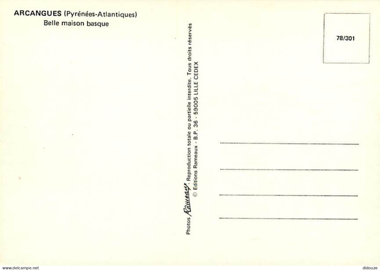 64 - Arcangues - Belle Maison Basque - Chevaux - Poneys - Carte Neuve - CPM - Voir Scans Recto-Verso - Otros & Sin Clasificación