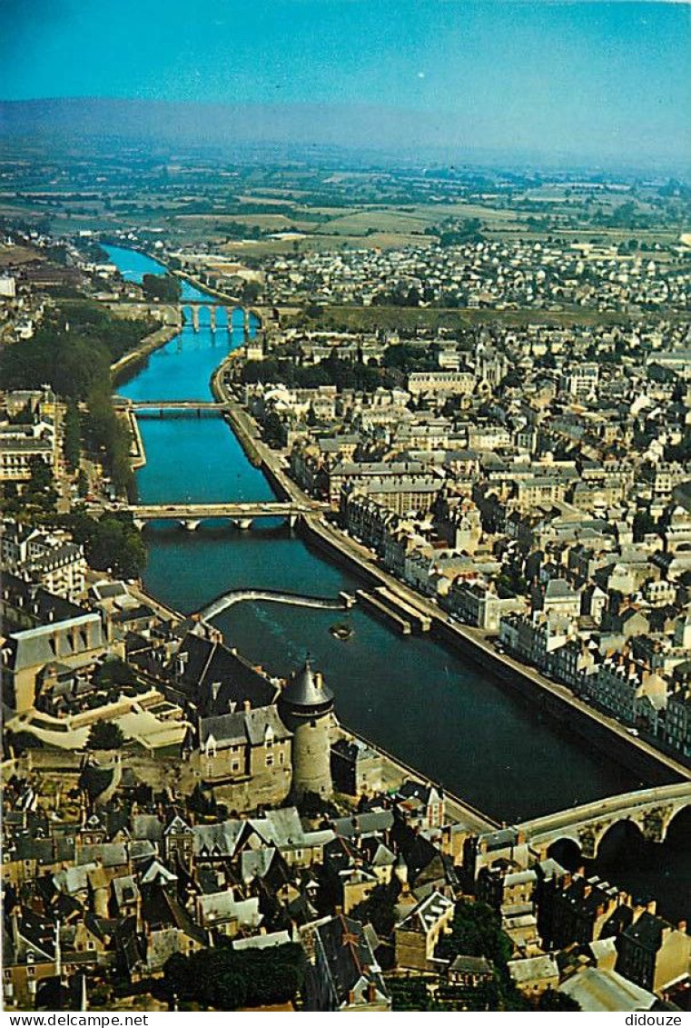 53 - Laval - Vue Générale Aérienneet La Mayenne - Carte Neuve - CPM - Voir Scans Recto-Verso - Laval