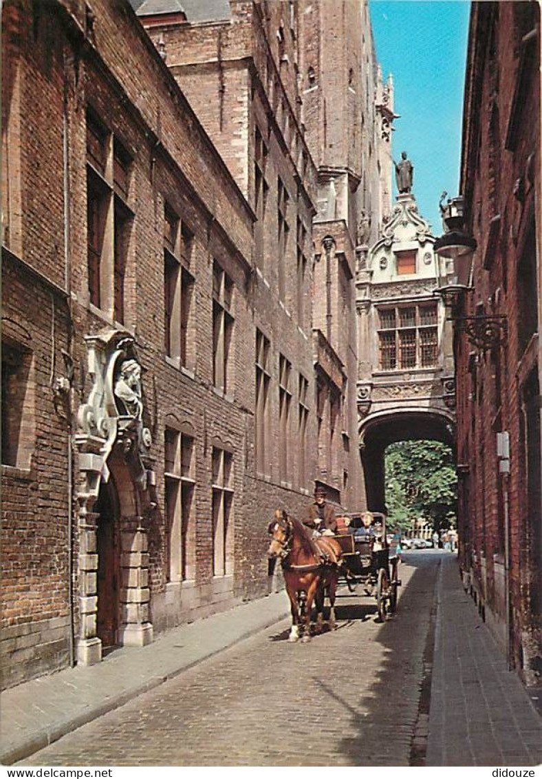 Belgique - Bruges - Brugge - Rue De L'Ane Aveugle Avec Le Pont Des Soupirs - Attelage De Chevaux - Carte Neuve - CPM - V - Brugge