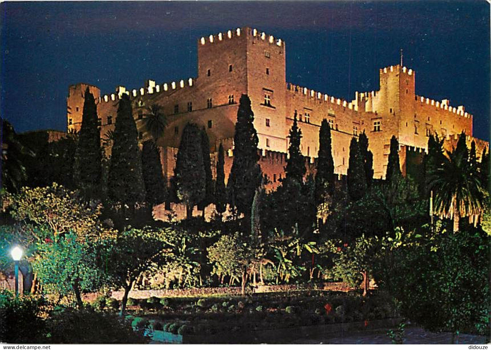 Grèce - Ile De Rhodes - Rodos - Rhodes - Le Palais Des Chevaliers - Vue De Nuit - Carte Neuve - CPM - Voir Scans Recto-V - Grèce