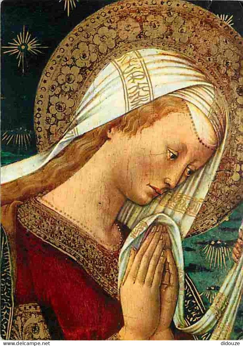 Art - Peinture Religieuse - Neri Di Bicci - La Vierge Et L'Enfant - Détail - Musée De Dijon - CPM - Voir Scans Recto-Ver - Schilderijen, Gebrandschilderd Glas En Beeldjes