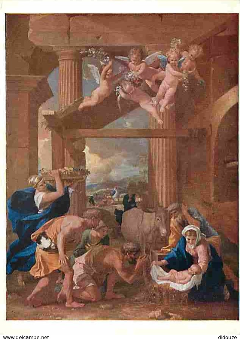 Art - Peinture Religieuse - Nicolas Poussin - The Adoration Of The Shepherds - L'adoration Des Bergers - Carte Neuve - C - Tableaux, Vitraux Et Statues