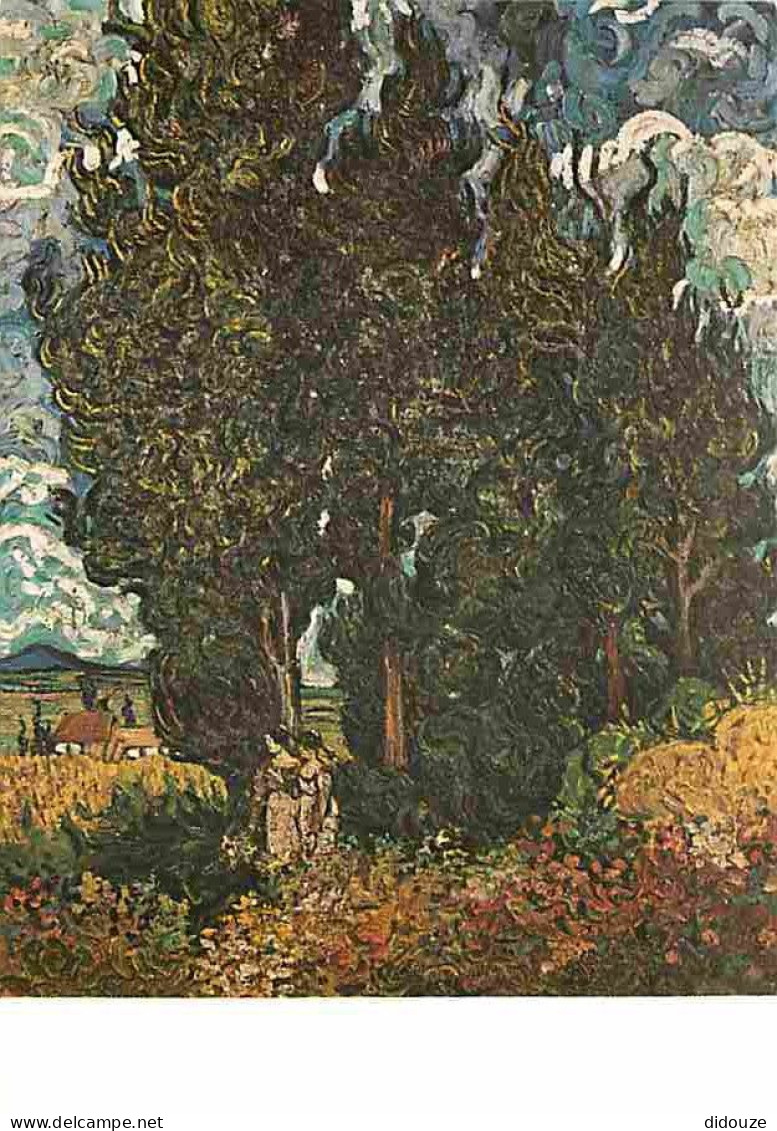 Art - Peinture - Vincent Van Gogh - Cypresses - Saint Rémy - Carte Neuve - CPM - Voir Scans Recto-Verso - Peintures & Tableaux