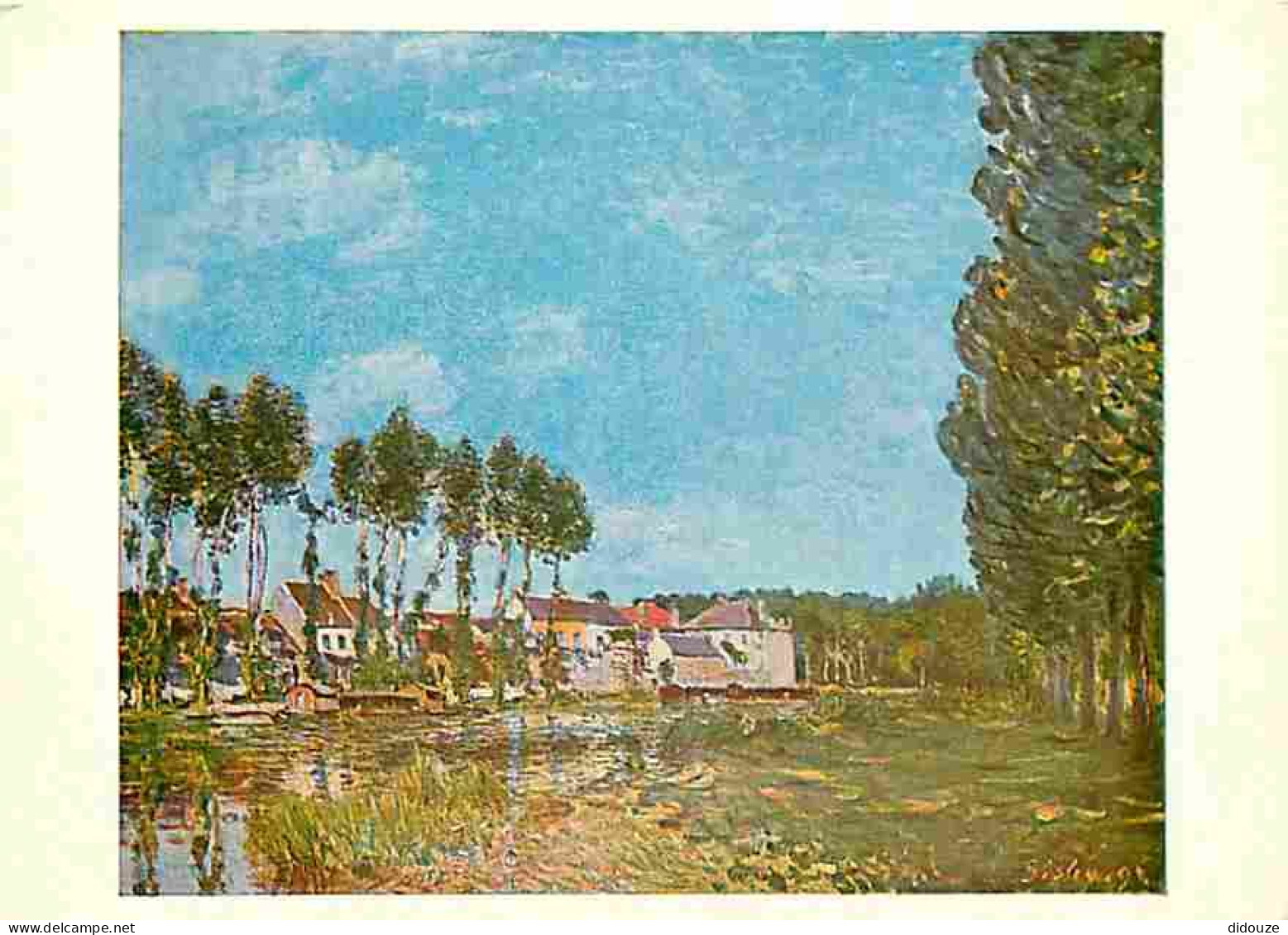 Art - Peinture - Alfred Sisley - Moret - Bords Du Loing - CPM - Voir Scans Recto-Verso - Peintures & Tableaux