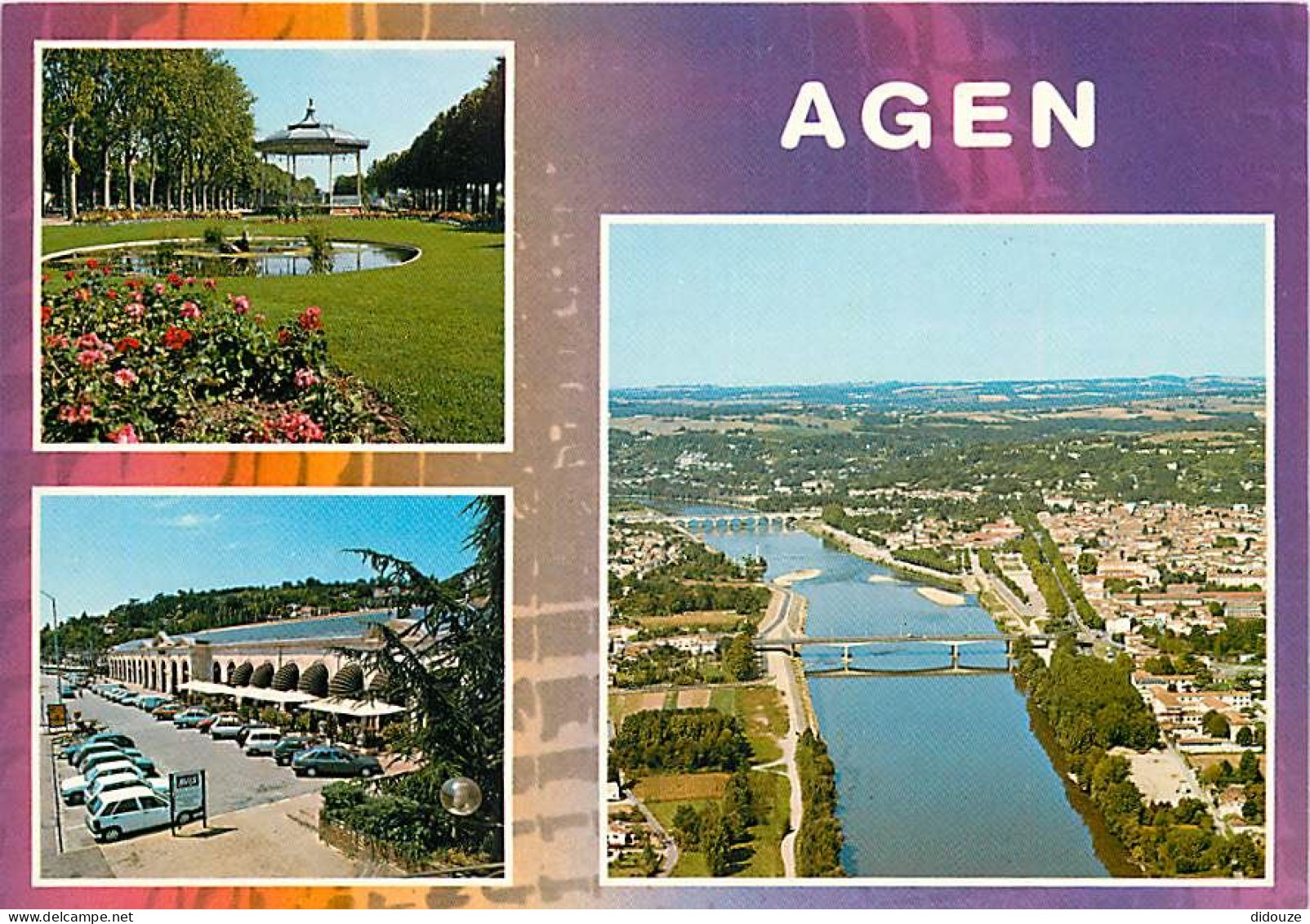 47 - Agen - Multivues - Automobiles - Fleurs - Carte Neuve - CPM - Voir Scans Recto-Verso - Agen