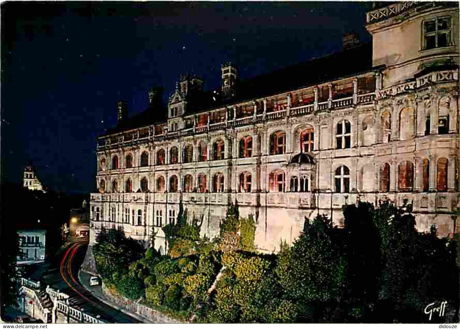 41 - Blois - Le Château - Façade Des Loges Illuminée - Vue De Nuit - CPM - Voir Scans Recto-Verso - Blois