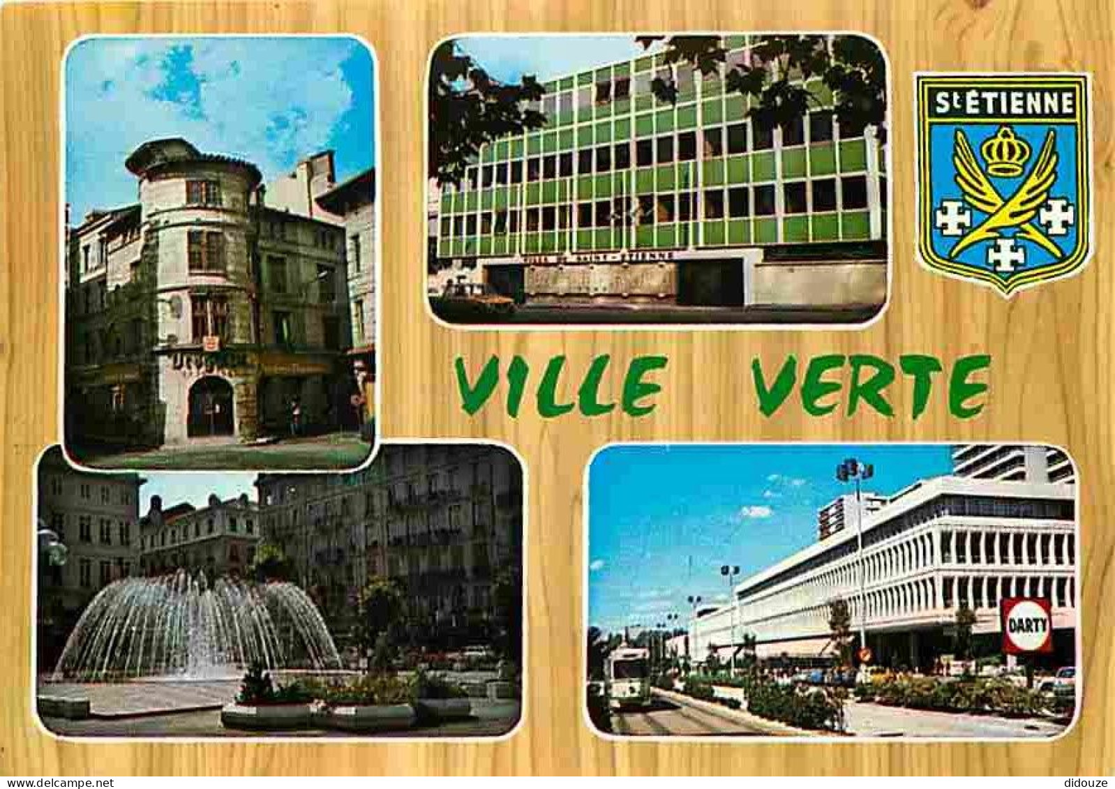 42 - Saint-Etienne - Multivues - Tramway - Blasons - Carte Neuve - CPM - Voir Scans Recto-Verso - Saint Etienne
