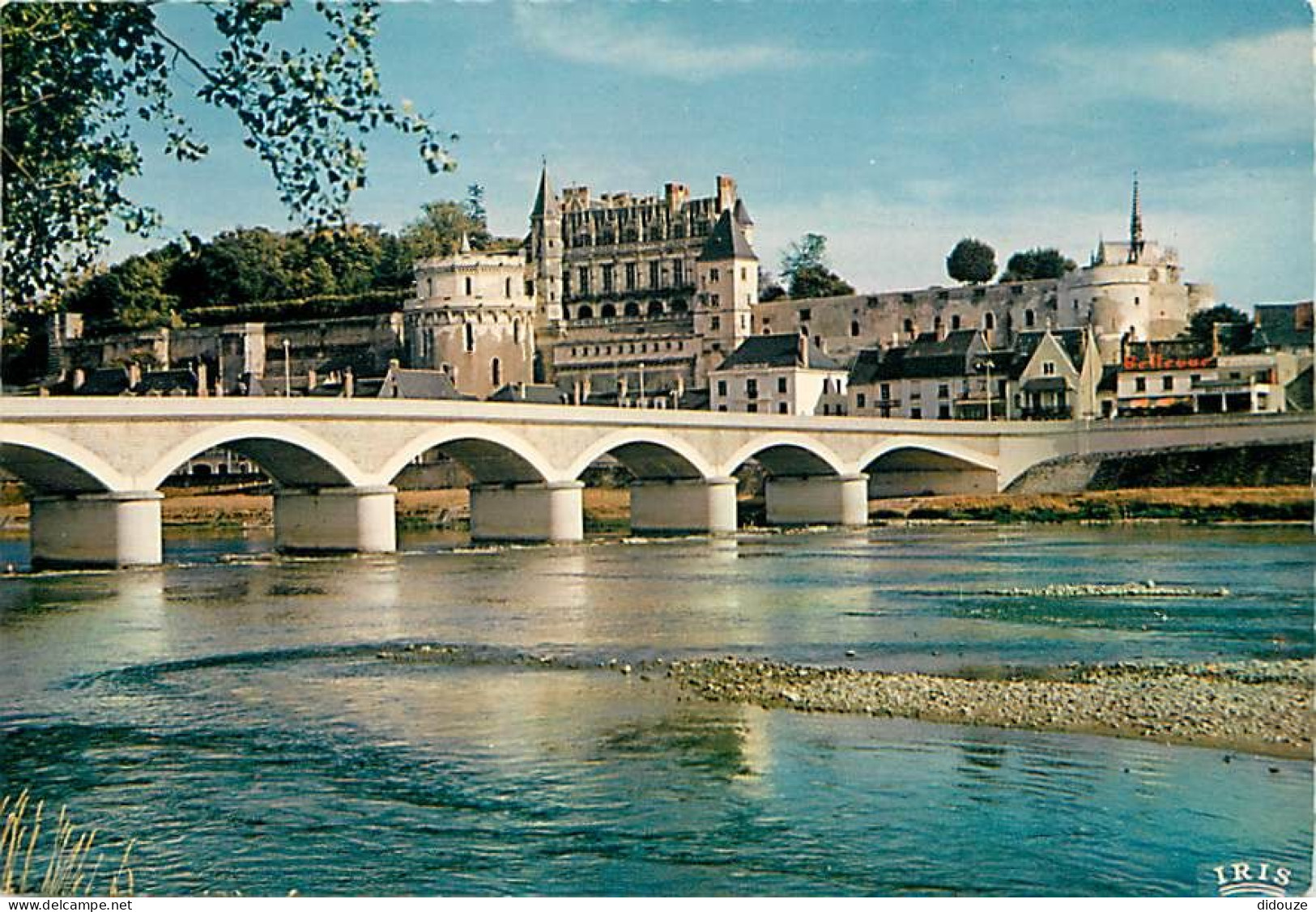 37 - Amboise - Le Château Et La Loire - Flamme Postale De Tours - CPM - Voir Scans Recto-Verso - Amboise