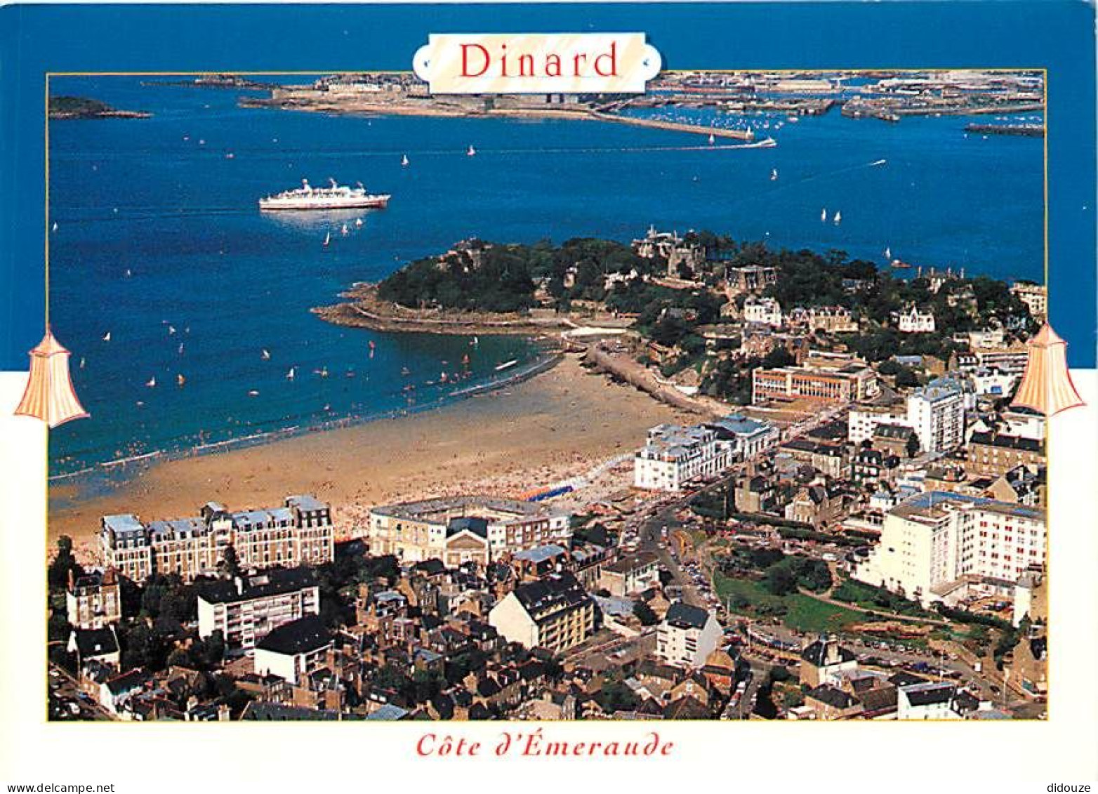 35 - Dinard - La Grande Plage - La Pointe Du Moulinet - Vue Aérienne - CPM - Voir Scans Recto-Verso - Dinard
