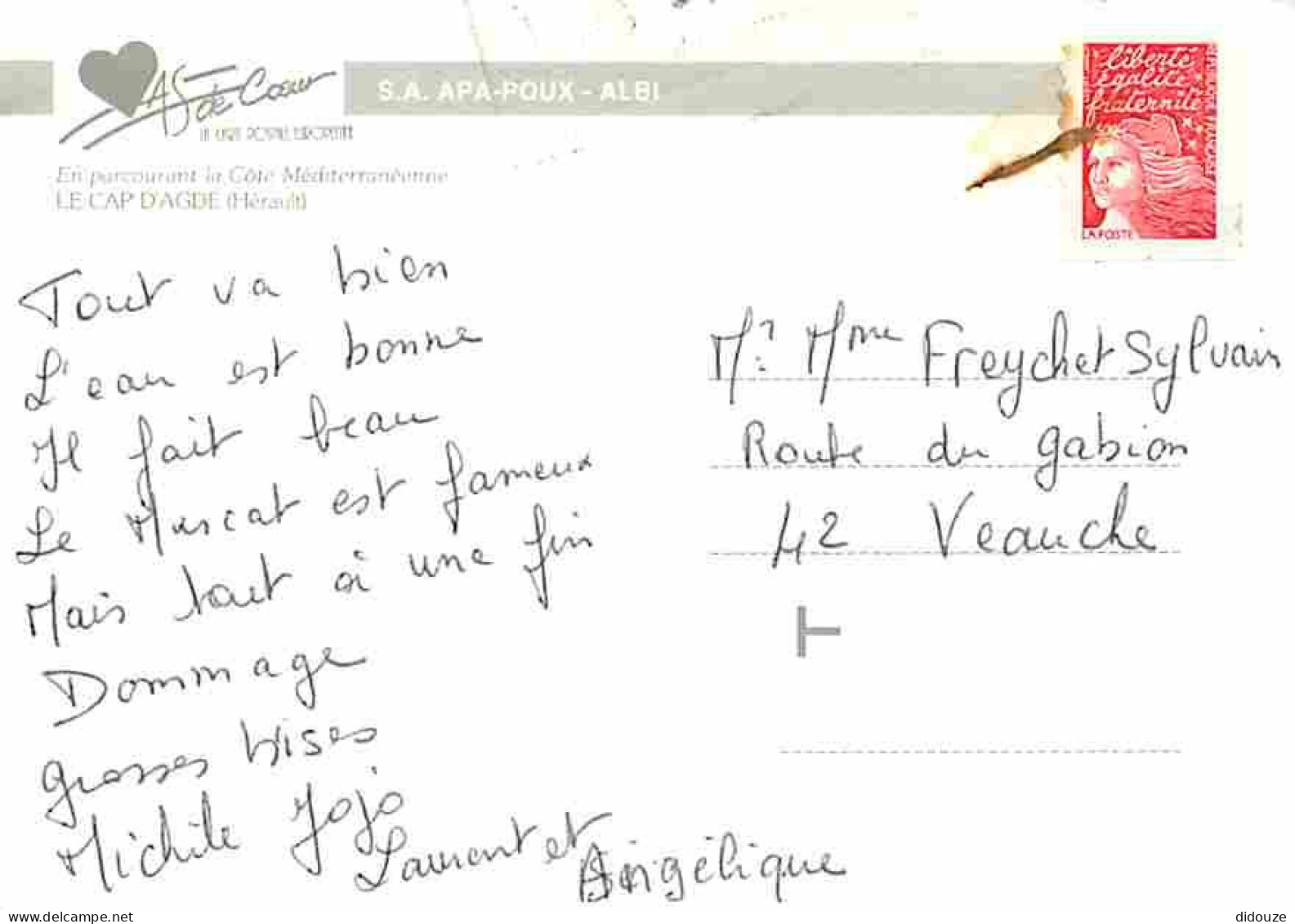 34 - Le Cap D'Agde - Le Port - Bateaux - Dessin De Poisson - CPM - Voir Scans Recto-Verso - Agde