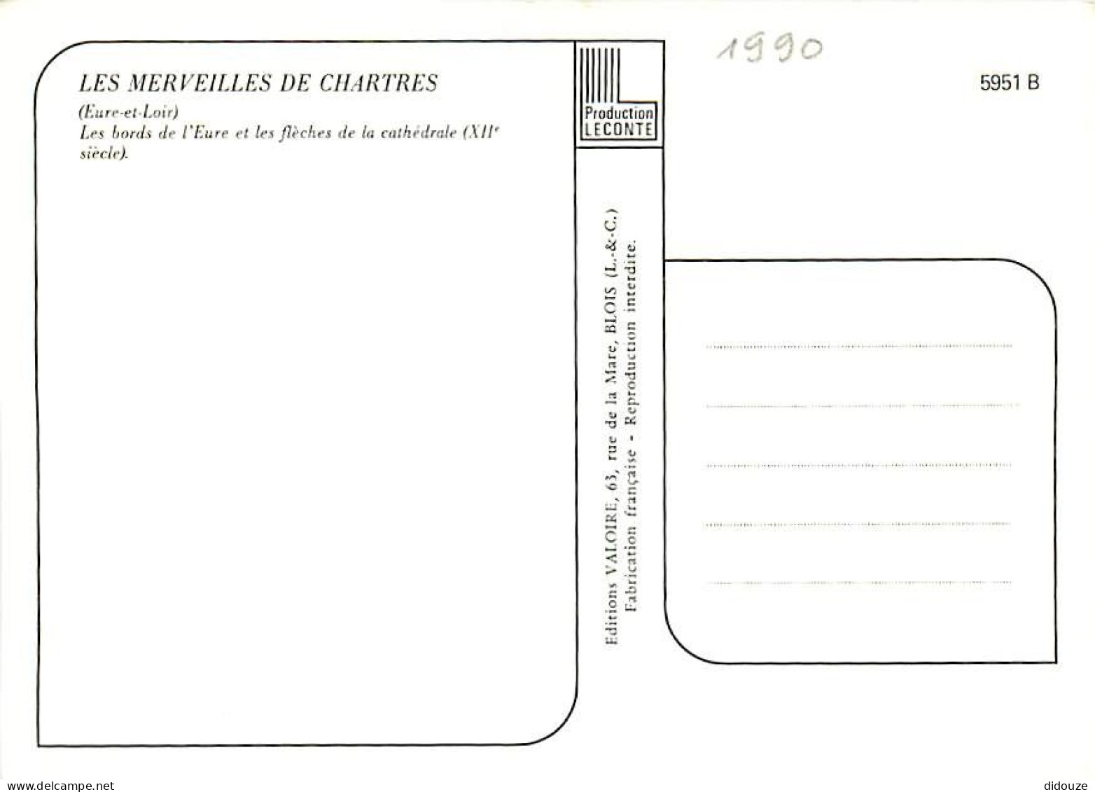 28 - Chartres - Les Bords De L'Eure Et Les Flèches De La Cathédrale - CPM - Carte Neuve - Voir Scans Recto-Verso - Chartres