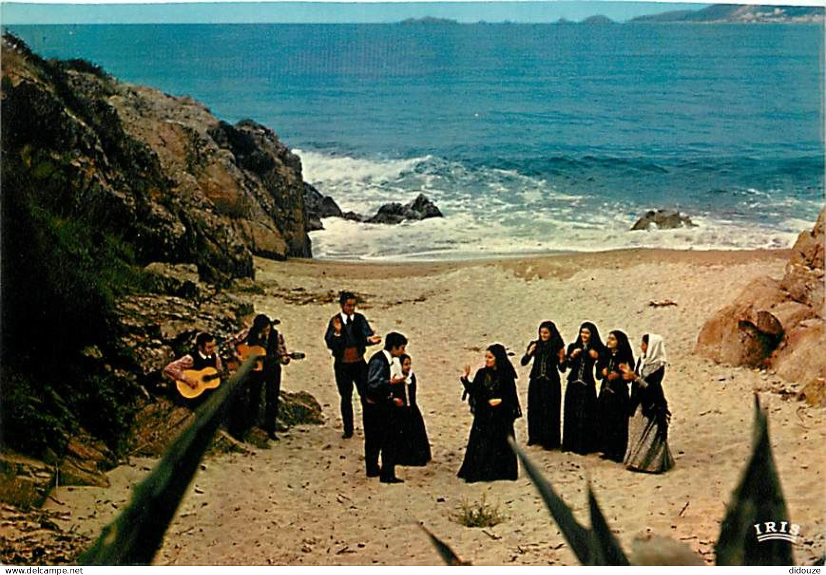 20 - Ajaccio - La Serinata Ajaccina En Promenade Sur La Plage - Folklore - Musique Guitare - Carte Neuve - CPM - Voir Sc - Ajaccio