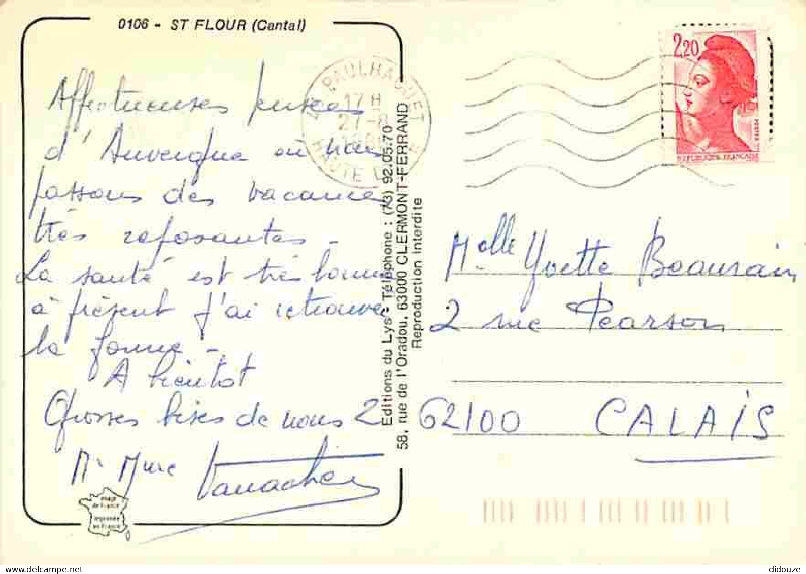 15 - Saint Flour - Multivues - Automobiles - Commerces - CPM - Voir Scans Recto-Verso - Saint Flour