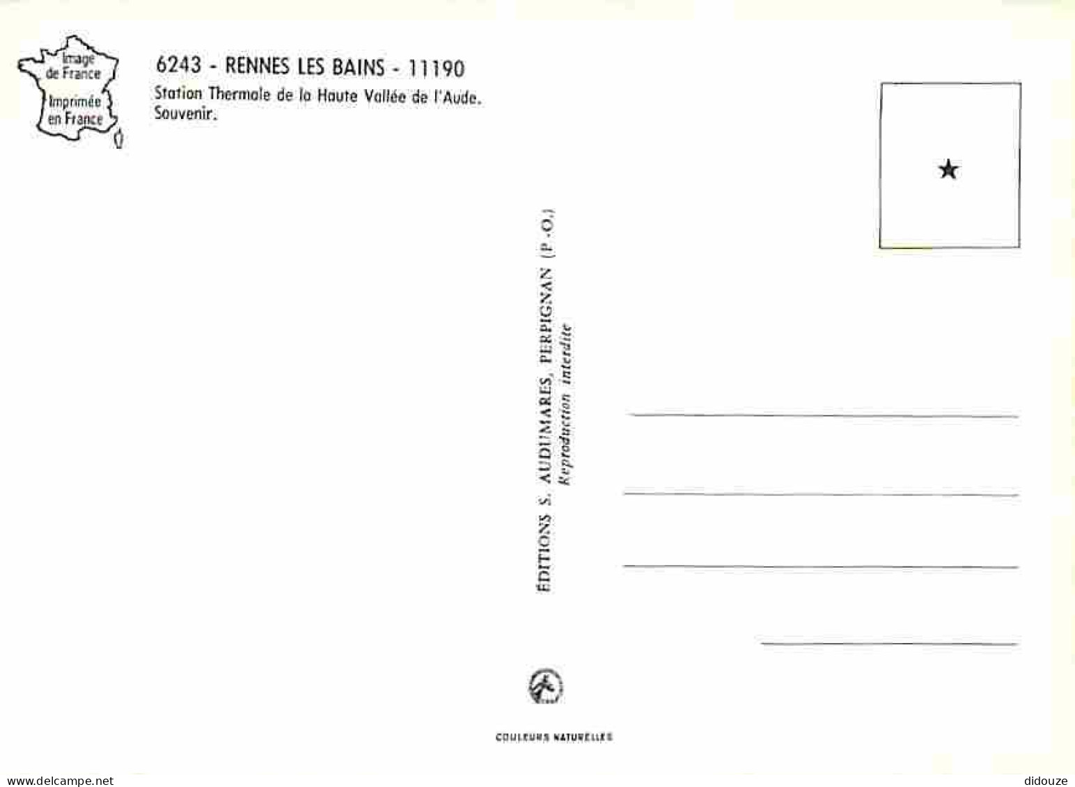 11 - Rennes Les Bains - Multivues - Automobiles - Fleurs - Carte Neuve - CPM - Voir Scans Recto-Verso - Sonstige & Ohne Zuordnung