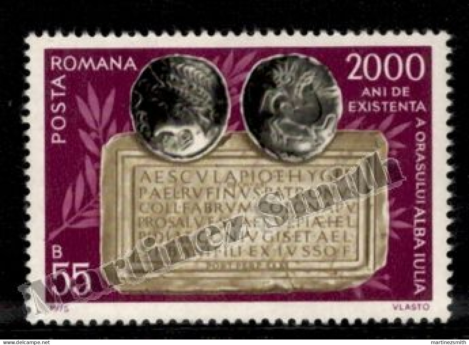 Roumanie/ Romania 1975 Yvert 2900, 2nd Millenium City Of Alba Julia, Roman Coin On Stamp - MNH - Oblitérés