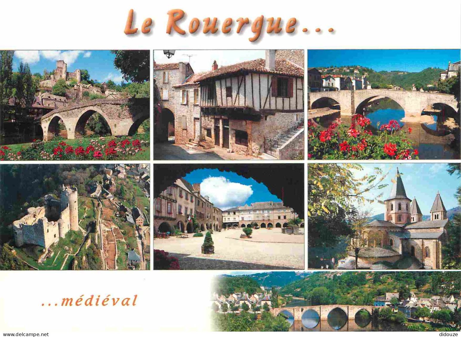 12 - Aveyron - Rouergue Médiéval - Multivues - CPM - Voir Scans Recto-Verso - Other & Unclassified