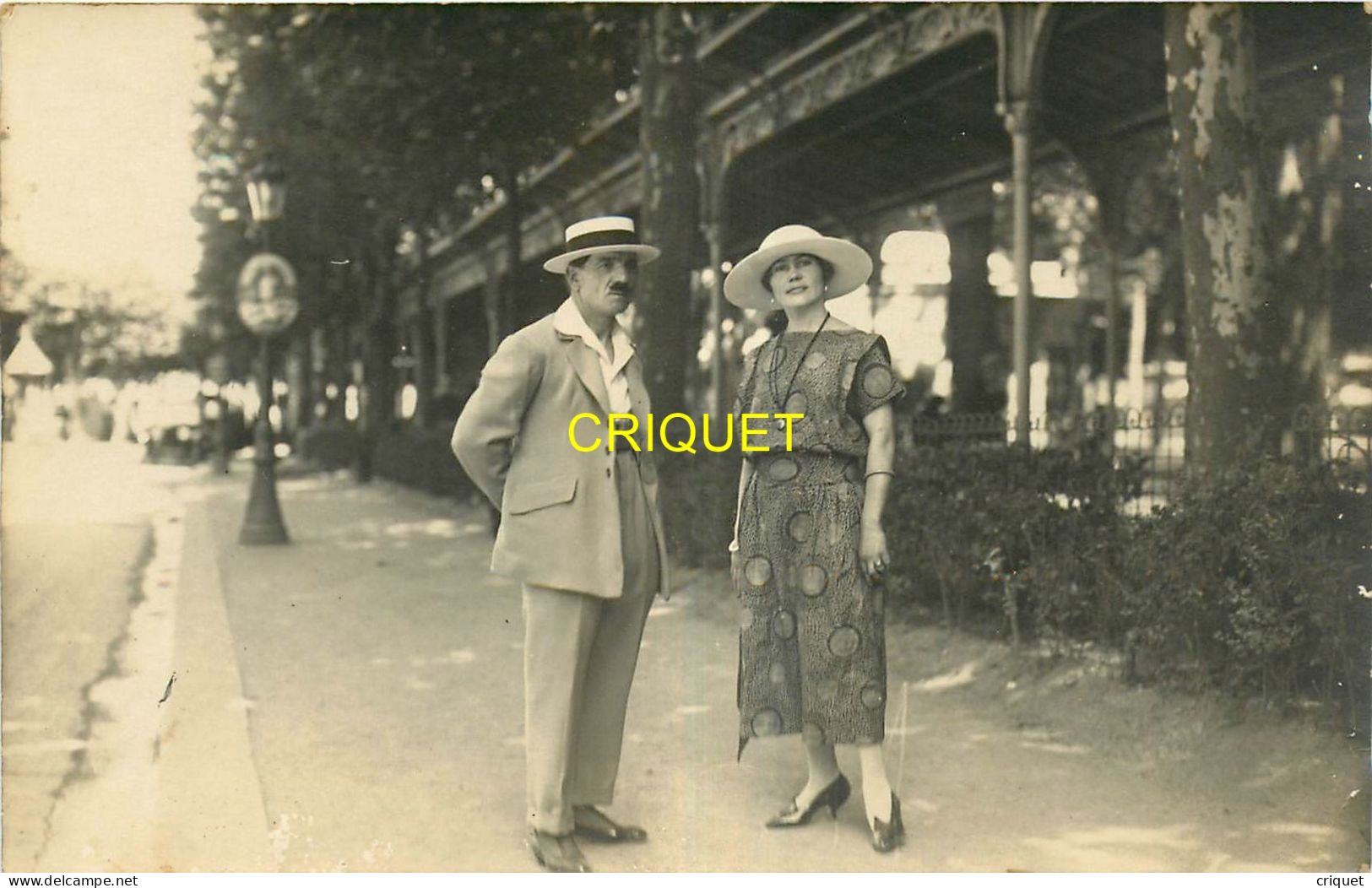 03 Vichy, Carte Photo D'un Couple ( De Beaune ) En 1924 - Vichy