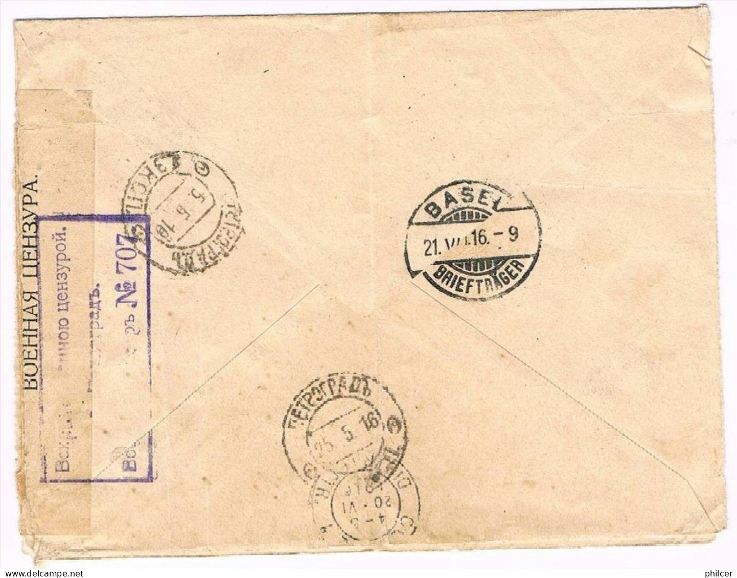 Russia, 1916, For Bale - Storia Postale