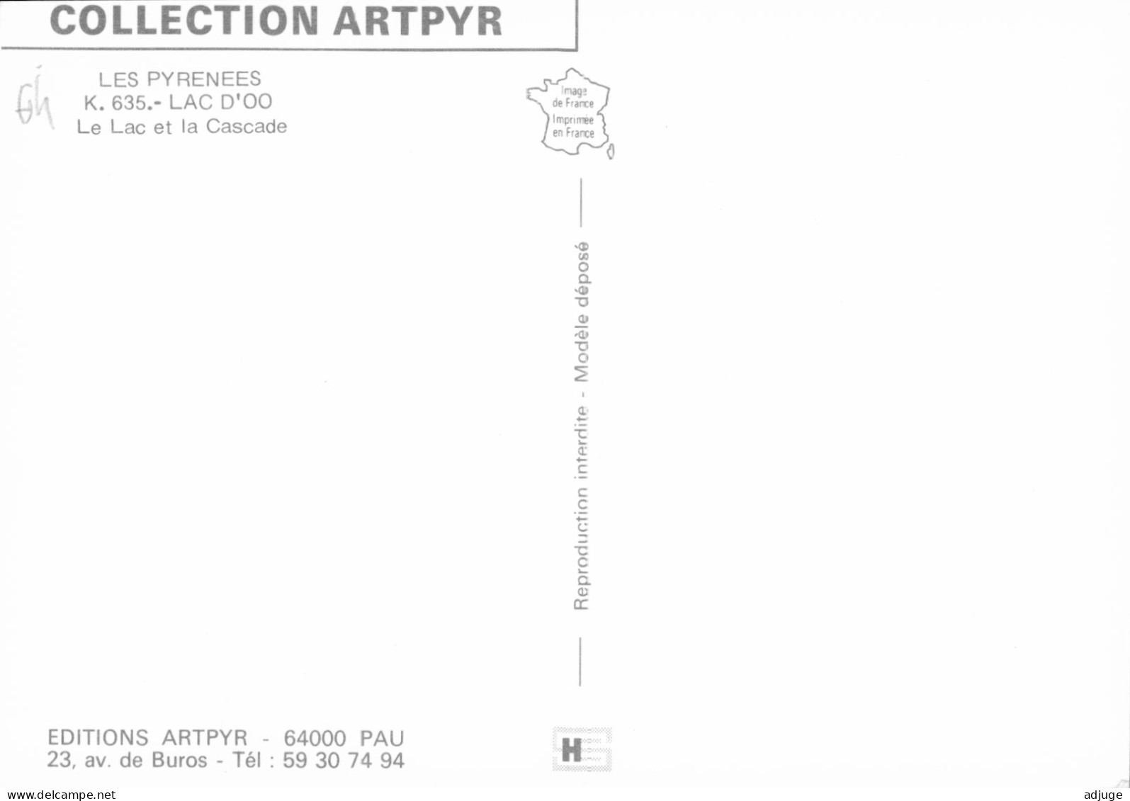 CPM-31- LAC D'OO - Le Lac Et La Cascade * SUP **2 Scans - Other & Unclassified